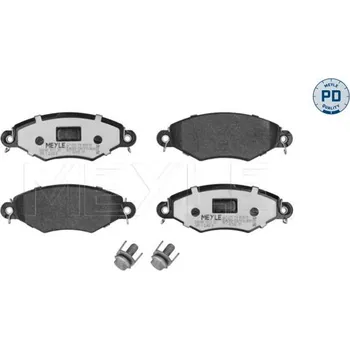 Brzdový systém Sada brzdových destiček, kotoučová brzda MEYLE 025 219 8018/PD