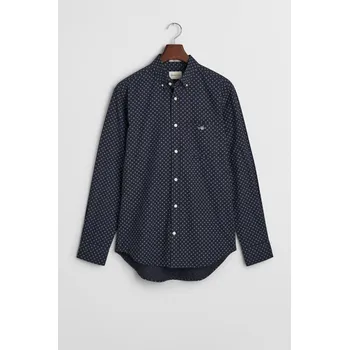 Pánská košile KOŠILE GANT REG MICRO PRINT SHIRT EVENING BLUE