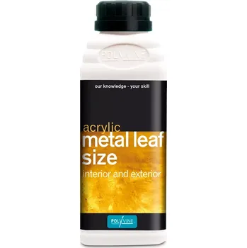 Průmyslové lepidlo Polyvine - akrylátové lepidlo na plátky Metal Leaf Size - 500ml