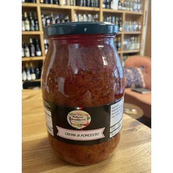 Rostlinná pomazánka Palluzzi Bartolucci Tapenáda, Crema di Pomodori, rajčatový krém, 950gr, Palluzzi e Bartolucci, Lazio, Itálie