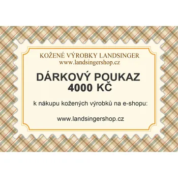 Dárkový poukaz 4000 Kč (Dárkový poukaz 4000 Kč)