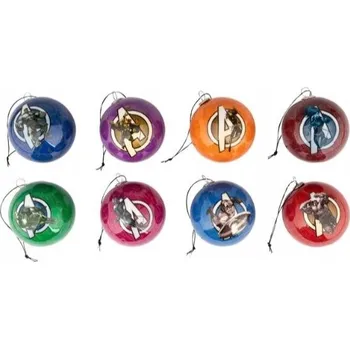 Vánoce Zdobená Vánoční Koule , Sady figurek 6 cm 8 ks