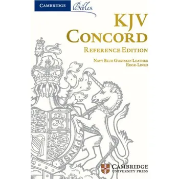 Populárně naučná literatura pro dospělé KJV Concord Reference Edition, Imperial Blue Goatskin, Red-letter, KJ566:XRLY (EN)