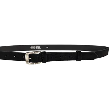 Opasek PENNY BELTS Kožený opasek 25-172-S60 černý - 105 cm