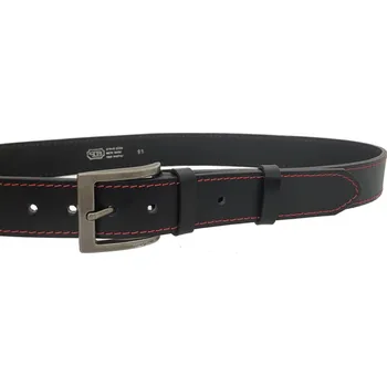 Opasek PENNY BELTS Kožený opasek 501-1-CV-60 černý - 90 cm