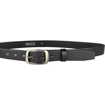 Opasek PENNY BELTS Kožený opasek 30-190-63 černý - 85 cm