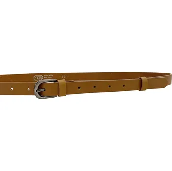 Módní doplněk PENNY BELTS Kožený opasek 20-201-33 pískový - 90 cm