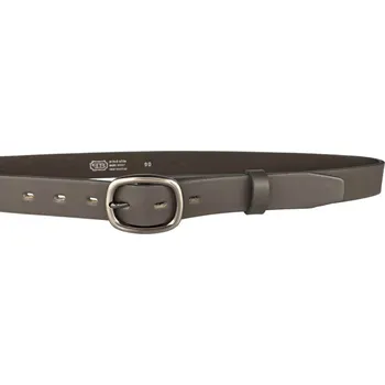 Opasek PENNY BELTS Kožený opasek 30-192-50 šedý - 95 cm