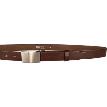 Opasek PENNY BELTS Pánský kožený opasek 30-100-3PS-506 hnědý - 110 cm