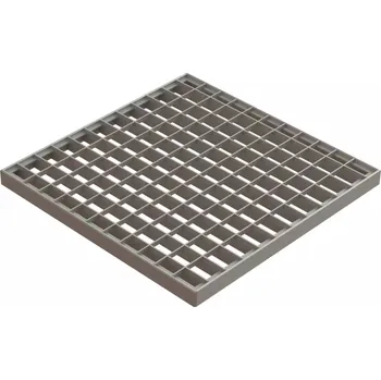 poklop Vodaland Base ocelový pozinkovaný rošt 400 x 400 mm