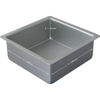 Forma na pečení Čtvercová dortová forma (178 x 178 x 76 mm / 7 x 7 x 3") PME