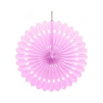 Party dekorace Rozeta dekorační světle růžová
