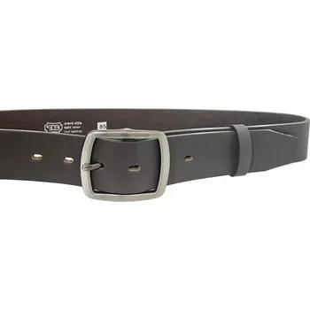 Opasek PENNY BELTS Kožený opasek 4650 šedý - 85 cm