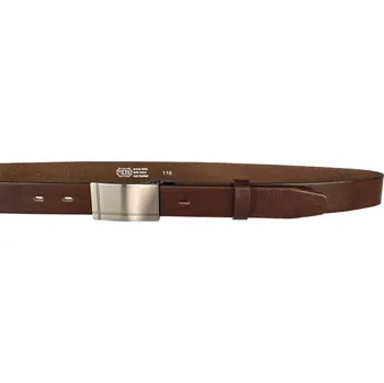 Módní doplněk PENNY BELTS Pánský kožený opasek 30-100-5PS-506 hnědý - 85 cm