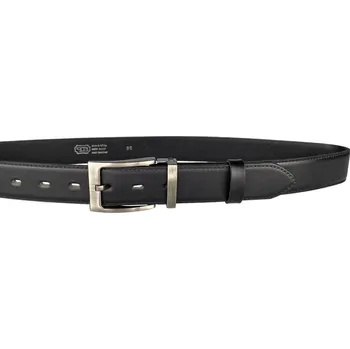 Opasek PENNY BELTS Kožený opasek 35-020-2-60 černý - 115 cm