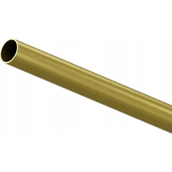 Věšák Trubka šatní tyč na nábytkové oblečení fi 25 mm x 1,5 ZLATÁ MATNÁ 100 cm