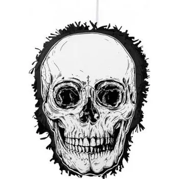 Party dekorace Pinata - Lebka ( 35 x 25 cm)