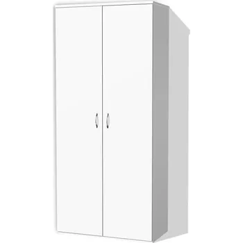 Šatní skříň Nabytekmorava Vysoká policová skříň Alfa 11 barva lamina: bílá