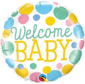 Balónek Kruh - Vítej miminko 18"/45cm fóliový balónek