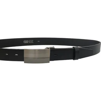 Opasek PENNY BELTS Pánský kožený opasek 35-100-1PS-60 černý - 90 cm