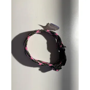 Obojek pro psa Obojek vyplétaný duté lano růžový Velikost: 40x3cm