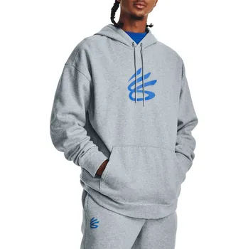 Pánská mikina Mikina s kapucí Under Armour Curry Big Splash PO Hoodie-BLU 1374298-465 Velikost S