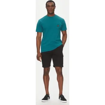 Pánské oblečení Quiksilver T-Shirt EQYZT08035 Zelená Regular Fit S