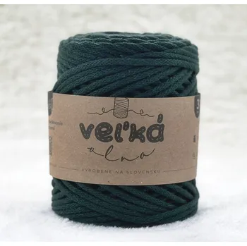 Příze VEĽKÁvlna VEL'KÁvlna bavlněná šňůra na háčkování 3mm Monstera