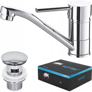 Vodovodní baterie Baterie baterie umyvadlová koupelnová k umyvadlu otočná výpusť SOTBE UNICORN