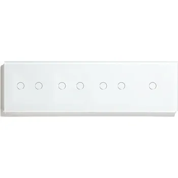 vypínač DOTYKOVÝ SPÍNAČ SVĚTLA VELKÝ WIFI 7 TLAČÍTEK 2+2+2+1 SKLENĚNÝ VYPÍNAČ
