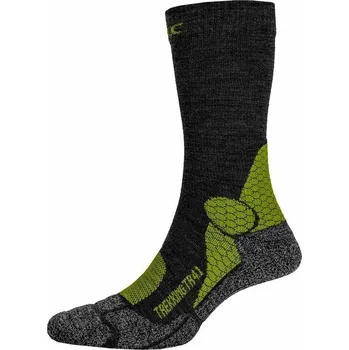 Pánské ponožky P.A.C. ponožky proti hmyzu TR 4.1 Trekking Merino Compression Pro 35-37 anthracite/forest