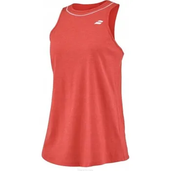 Top Babolat Exercise Cotton Tank červený vel. S