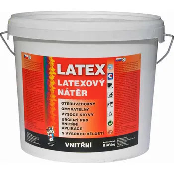 barva na zeď Latex vnitřní V2064 bílý , 10 kg 