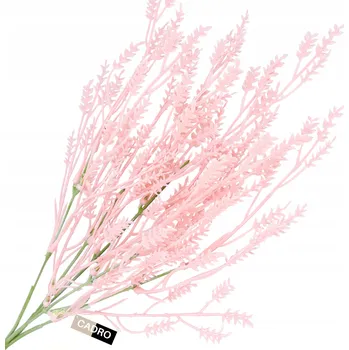 umělá květina Lawenda umělé květy dekorační větvička pro aranžmá , růžová