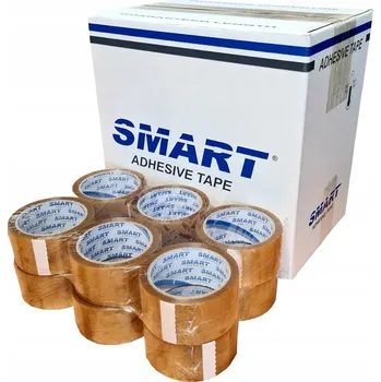 Lepicí páska Balicí páska Smart hnědá, šířka 48 mm, délka 60 m, 12 ks