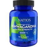 Natios Ashwagandha Extract 5000 mg, Extra Strength, 90 veganských kapslí