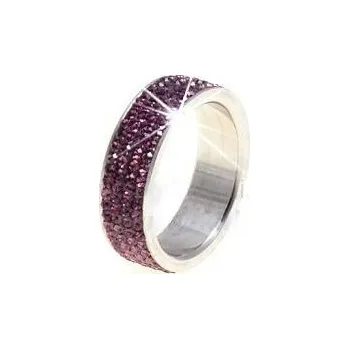 Prsten Fialový prsten Preciosa (Prstýnky s kamínky)