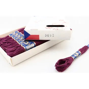 Příze Niťárna Vyšívací příze Mouline 3582 - fancy deep