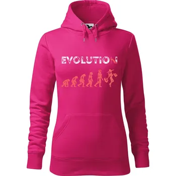 Pánská mikina Dámská mikina Evoluce nákupy Velikost (žena): XS, Vyberte barvu: Purpurová