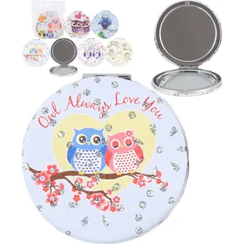 Deštník Zrcátko kulaté skládací sovičky 7cm 6 druhů v sáčku