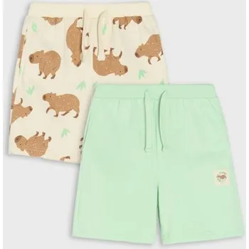 Dětská móda Sinsay - Sada 2 kraťas - béžová - 148DX-02X - 148DX-02X-134