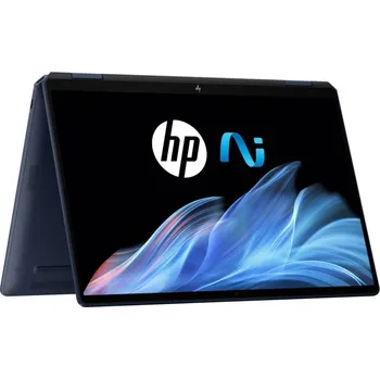 Notebook HP OmniBook Ultra Flip 14-fh0001nc Notebook, Ultra 7 258V, 32GB LPDDR5x, 2TB SSD, Intel Arc 140V, 14" 2,8K OLED 120Hz dotykový, Microsoft Copilot, W11P, modrý B9NY4EA#BCM