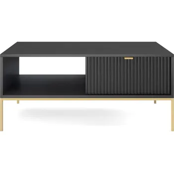 Konferenční stolek Konferenční stolek Nova 104 cm černý/zlatý