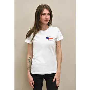 Dámské tričko Tričko vlajka Česká republika Alerion