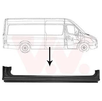 Prah karosérie Nástupní panel VAN WEZEL 3077110