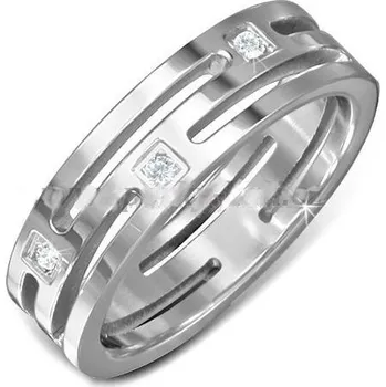 Prsten Prstýnek ocel děrovaný 27 (Prstýnky z chirurgické oceli )