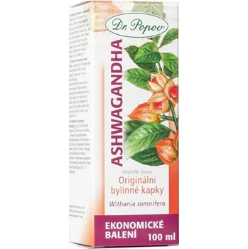 Přírodní produkt Dr. Popov Ashwagandha Vitánie snodárná originální bylinné kapky 100 ml