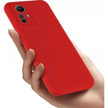 Pouzdro na mobilní telefon Zadní Kryt RCBR pro Xiaomi Redmi Note 12S 4G SILICON CASE červený