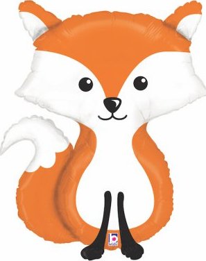 Liška 30"/76cm fóliový balónek nafukovací