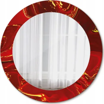 Zrcadlo Moderní Zrcadlo Červený mramor 60 cm